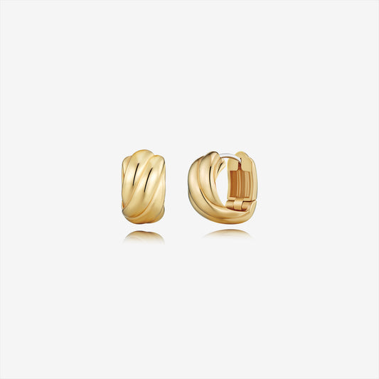 Sélection. D Brass Earring JDREI4S95XX