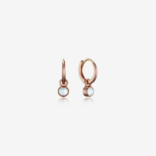 [March Birthstone] Debon D.D Gold Earring JDRERWS013L