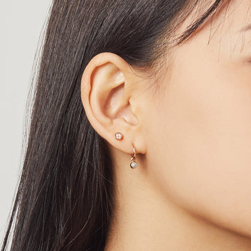 [June Birthstone] Debon D.D Gold Earring JDRERWS016W