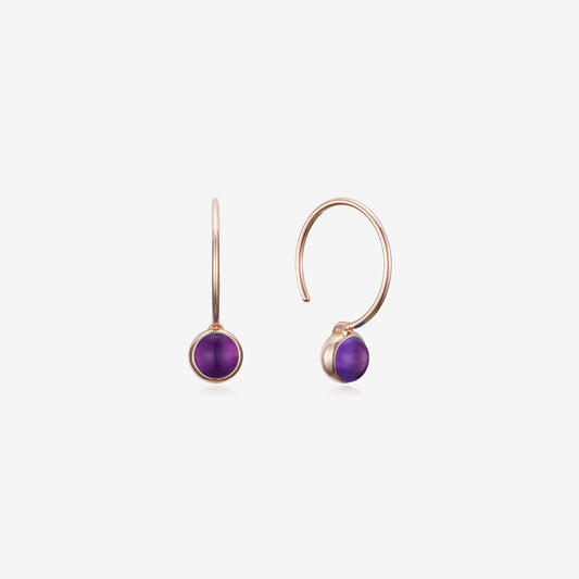 [February Birthstone] Debon D.D Gold Earring JDRERYS462V