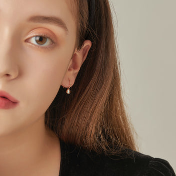 [March Birthstone] Debon D.D Gold Earring JDRERYS463L