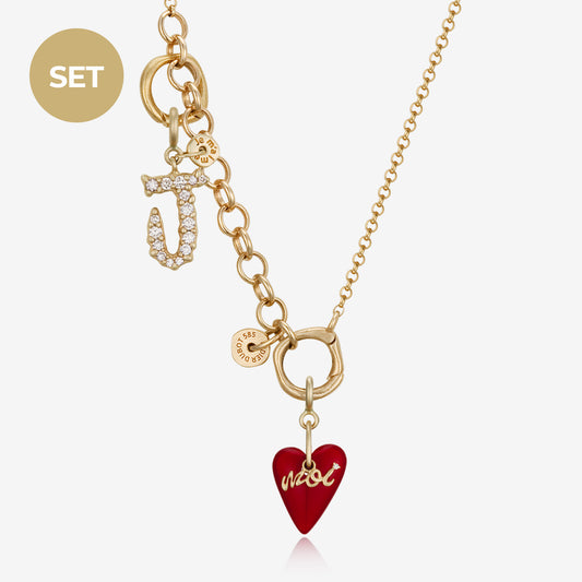 La vie de Paris Gold Necklace Set