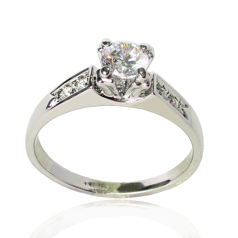 Italina 925 sterling silver Jewelry CZ Diamond Rings  for 