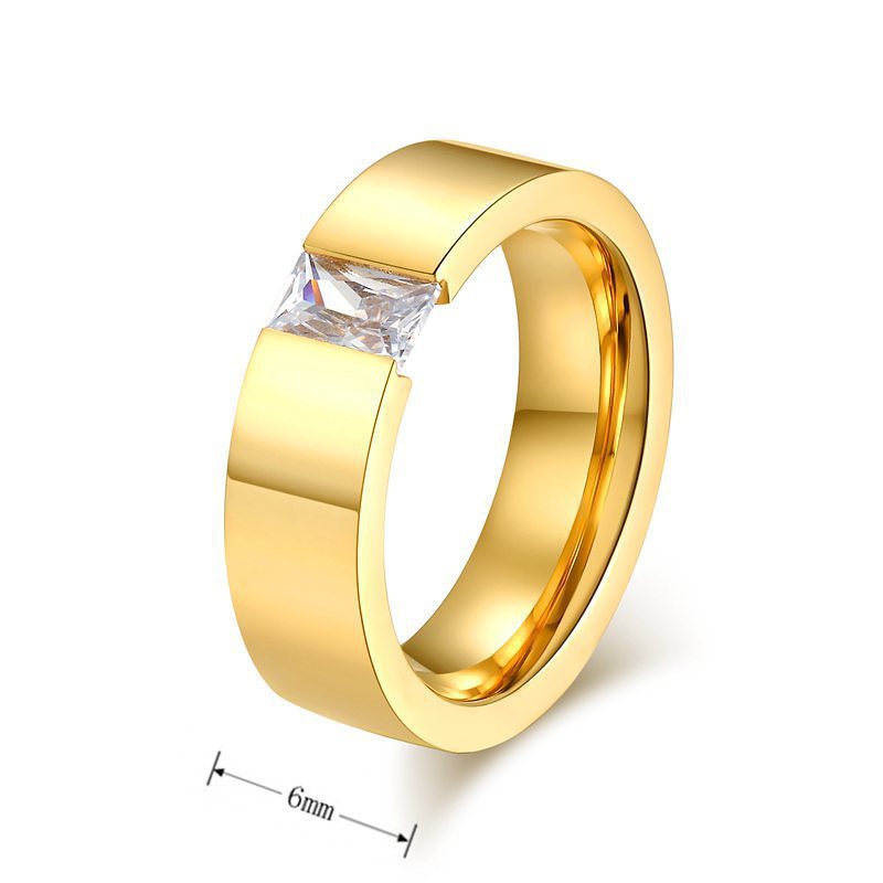  gold  filled Fashion wedding  rings  for men and women 